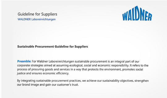 Guideline for Suppliers