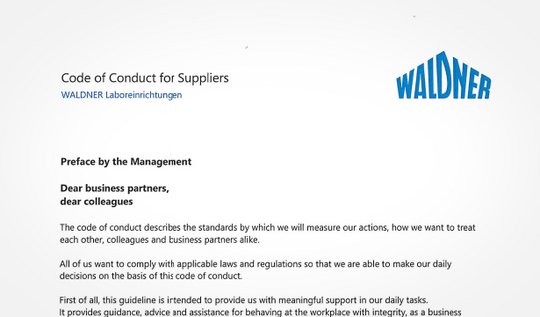 Code of Conduct for Suppliers